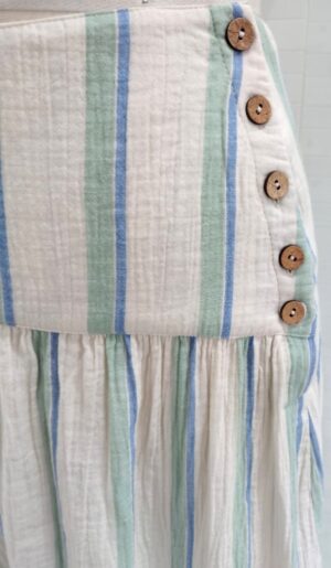 COTTON DOUBLE CLOTH STRIPE